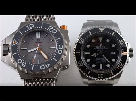 Rolex Deepsea 116660 vs. Omega Seamaster PLOPROF: In 